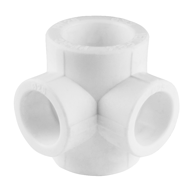 Крестовина PP-R 2-плоскостная белая внутренняя пайка Дн 32х20 VALFEX 10118232